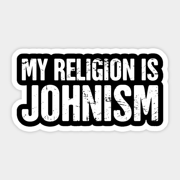 Funny John Name Design Sticker by MeatMan